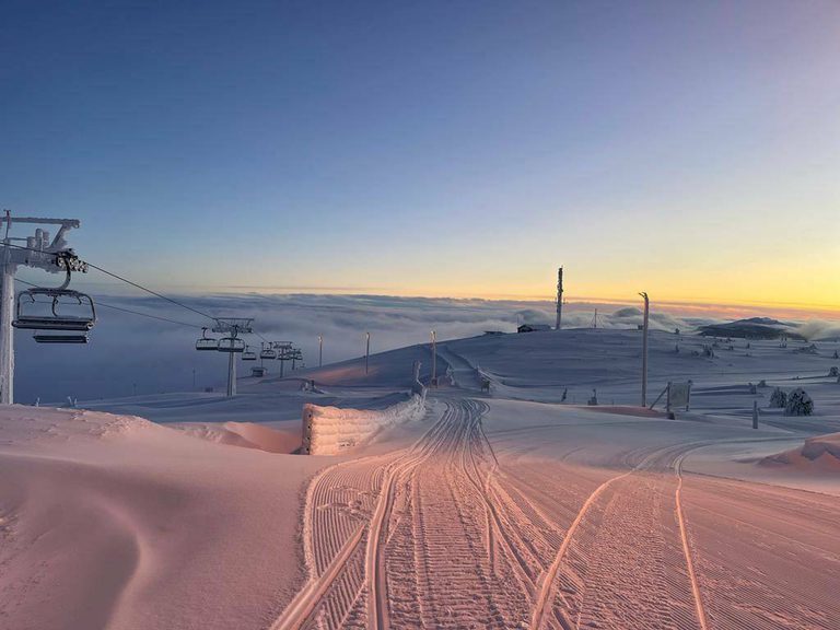 Soloppgang i Kvitfjell